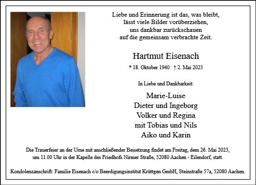 Profilbild von Hartmut Eisenach