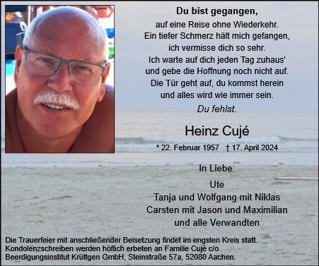 Profilbild von Heinz Cujé