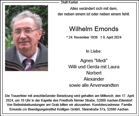 Profilbild von Wilhelm Emonds